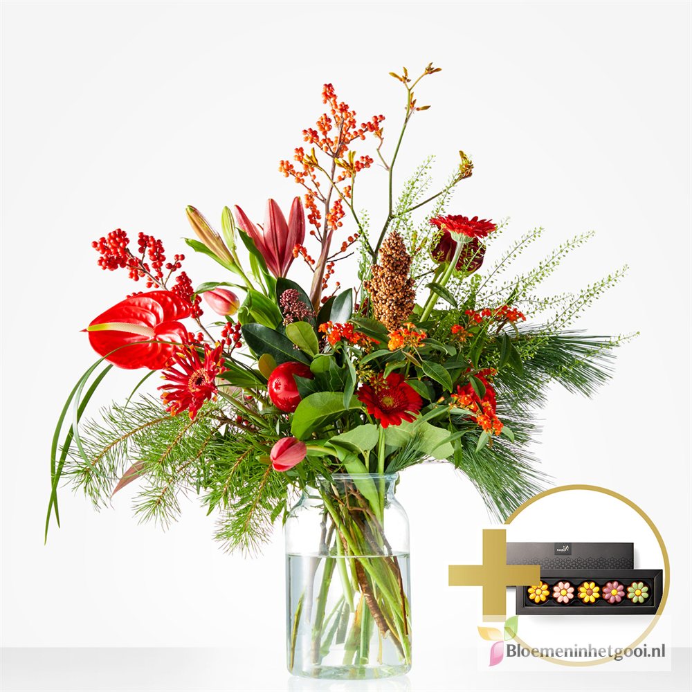 Geplukt kerstboeket - 10901105