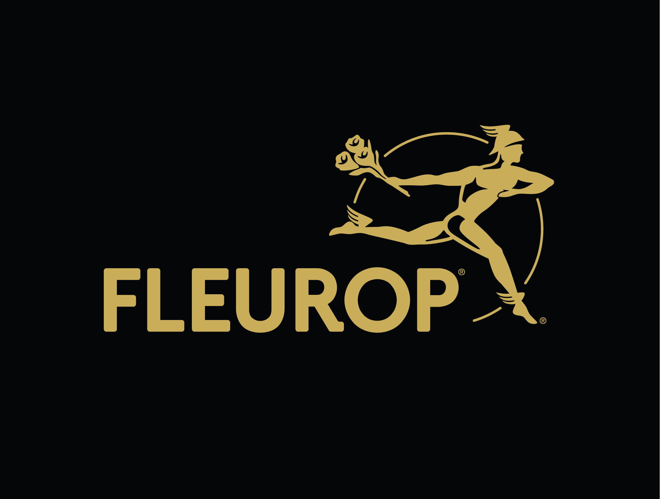 FLEUROP Primary Gold on Black RGB